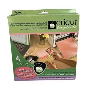 ProvoCraft CRICUT Design Studio 29-0500 USB Cable & Mousepad New Open Box‎